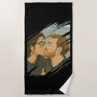 Princess love beach towel