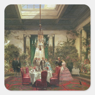 Princess Mathilde's Salle-a-Manger Square Sticker