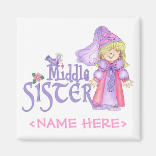 Princess Middle Sister Magnet