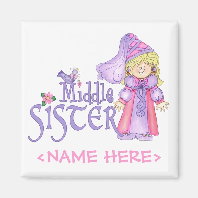Princess Middle Sister Magnet (Front)
