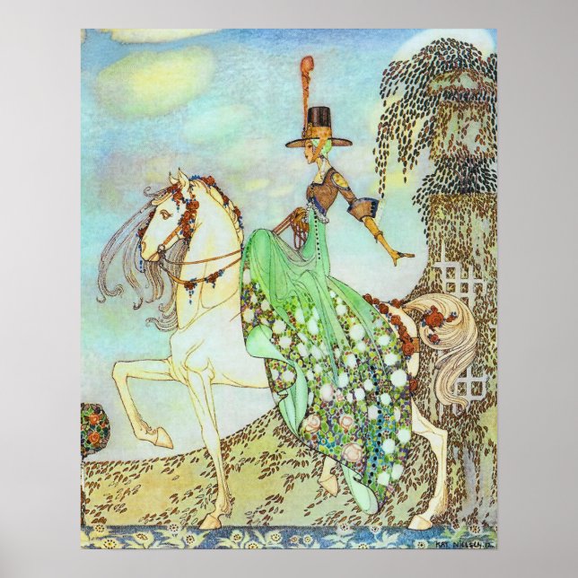Princess Minon Minette Kay Nielsen Fairy Tale Poster (Front)