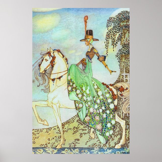 Princess Minon Minette Kay Nielsen Fine Art Poster (Front)