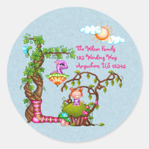 Princess Muffin & Friends Pixel Art Classic Round Sticker