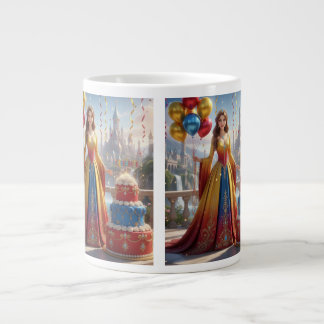 Princess Mug – Birthday Design with Cake