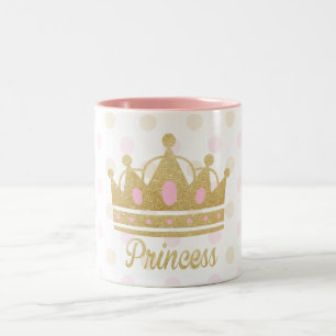 Princess Mug, Glitter Princess Mug