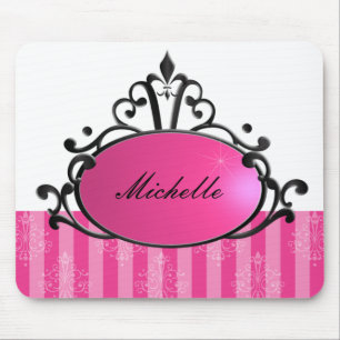 Princess Name Filigree Mouse Pad