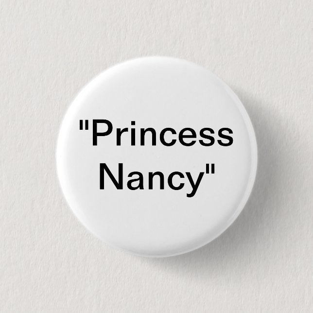 Princess Nancy 3 Cm Round Badge (Front)