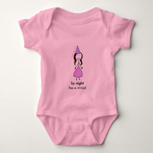 Princess Ninja Baby! Baby Bodysuit