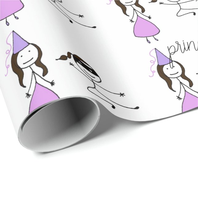 Princess Ninja Giftwrap Wrapping Paper (Roll Corner)