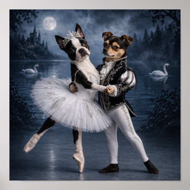 "Princess Odette & Prince Siegfried" (2) Poster (Front)