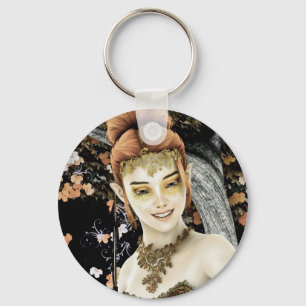 Princess of Autumn Key Ring