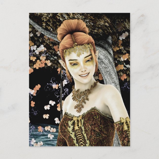 Princess of Autumn Postcard (Front)