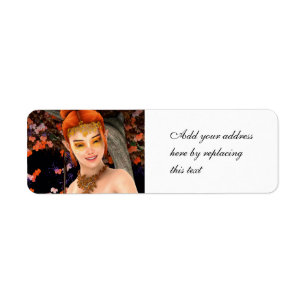 Princess of Autumn Return Address Label