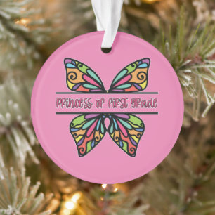 Princess Of First Grade Ornament