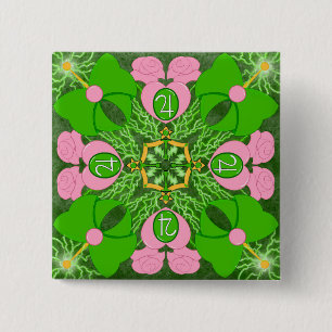 Princess of Jupiter 15 Cm Square Badge