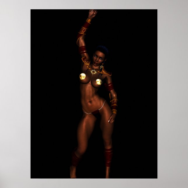 Princess of Mars Fantasy Girl G-String Poster (Front)