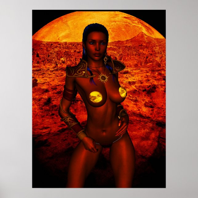 Princess of Mars Fantasy Poster (Front)