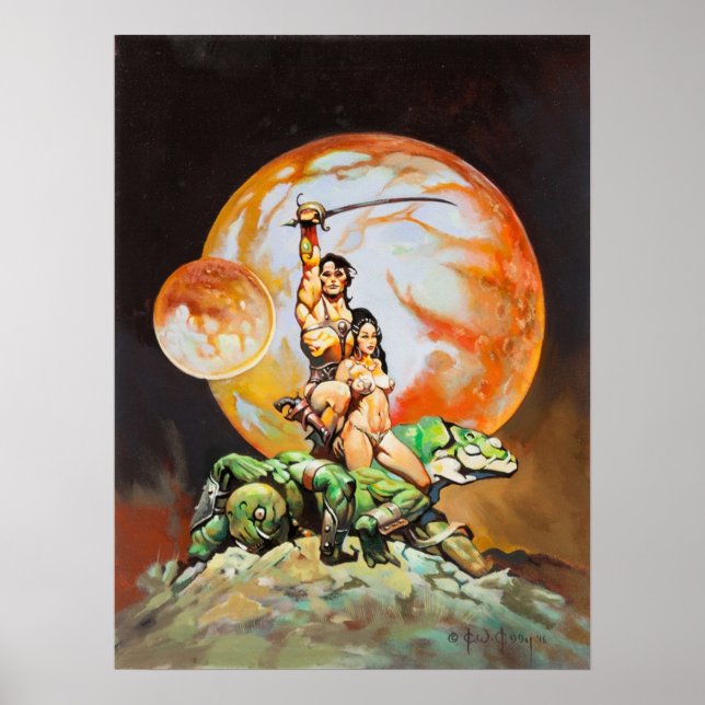 Princess of Mars  Frank Frazetta Poster (Front)