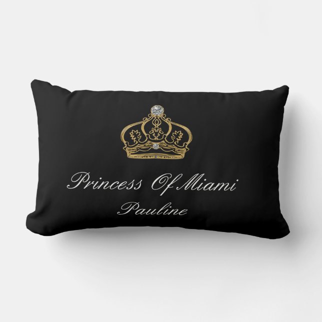 Princess Of Miami Lumbar Cushion (Front)