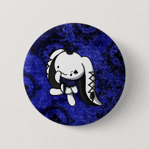 Princess of Spades White Rabbit 6 Cm Round Badge