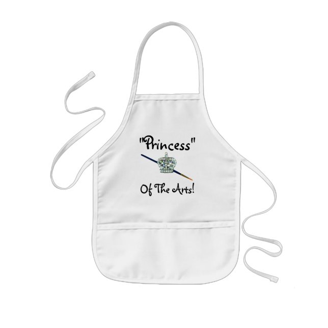 "Princess of the Arts!" Kids' Apron (Front)