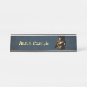 Princess of the Clocks – Keeper of Moonlit Hours. Desk Name Plate