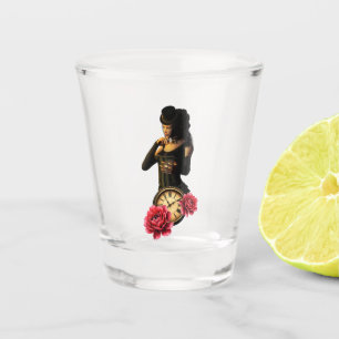 Princess of the Clocks – Keeper of Moonlit Hours. Shot Glass
