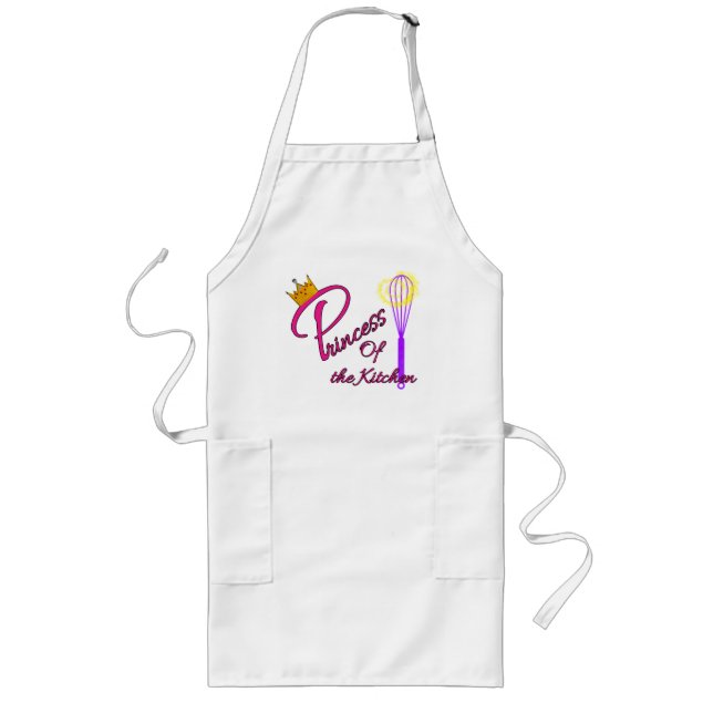 Princess of the Kitchen Long Apron (Front)