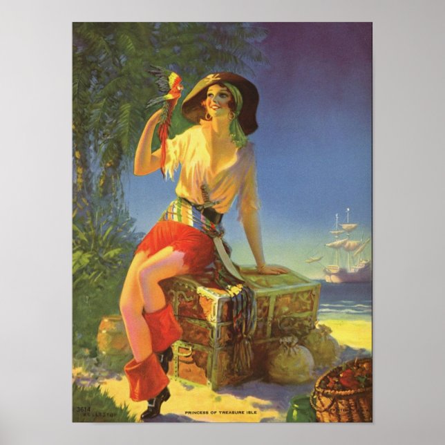 Princess of Treasure Isle - Edward Mason Eggleston Poster (Front)