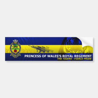 Princess of Wales's Royal Regiment - Car Sticker