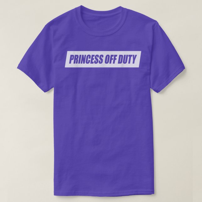 Princess Off Duty Civilian Princess Costume Disgui T-Shirt (Design Front)