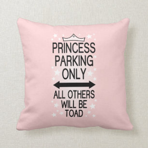 Princess Parking Only Cushion