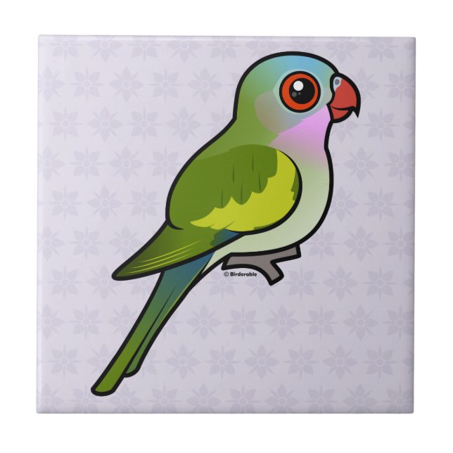Princess Parrot Ceramic Tile (Front)