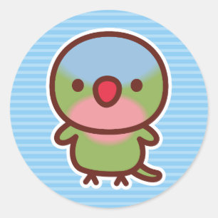 Princess Parrot Classic Round Sticker