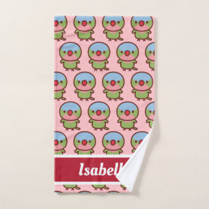 Princess Parrot Hand Towel