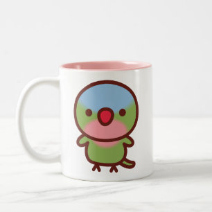 Princess Parrot Two-Tone Coffee Mug