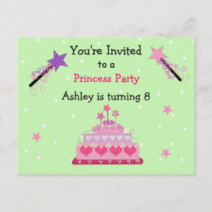 Princess Party Birthday Invitation
