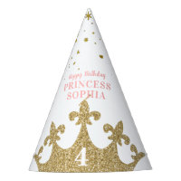 Princess Party Crown Tiara Personalised Birthday