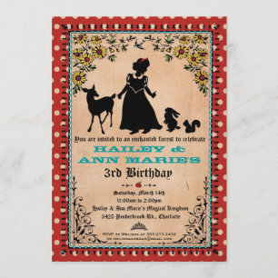 Princess Party Invitation (for Twins or 2 Kids)