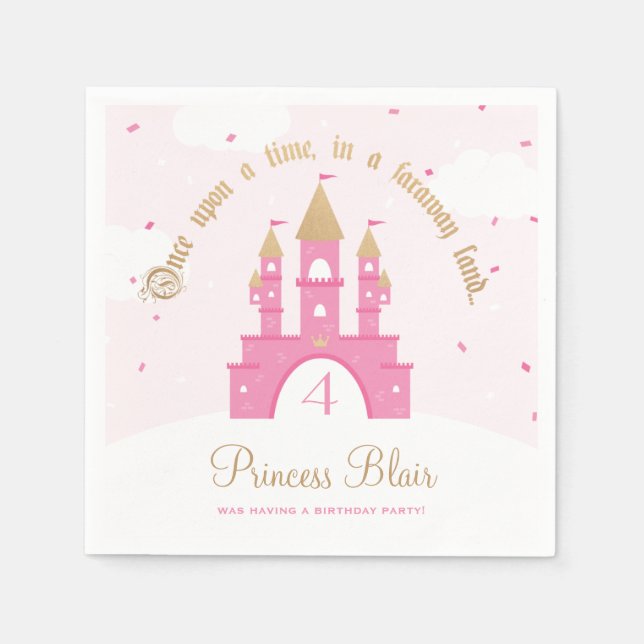 Princess Party Napkins (Front)