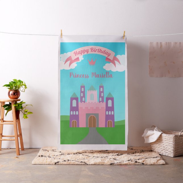 Princess Party Photo Booth Backdrop (In Situ)