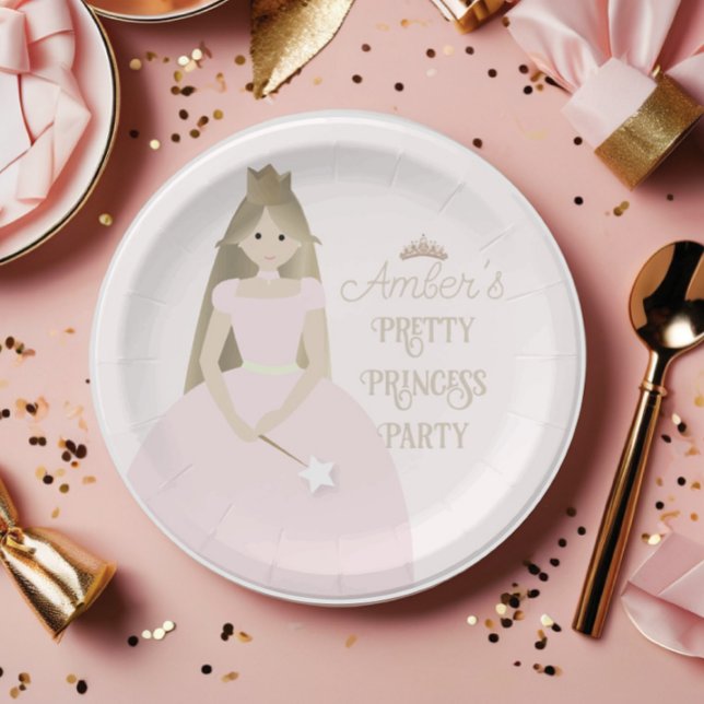 Princess Party plate (Pretty Princess Party Plate )