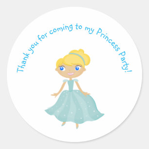 Princess party sticker
