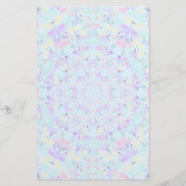 Princess Pastel Mandala Stationery (Front)