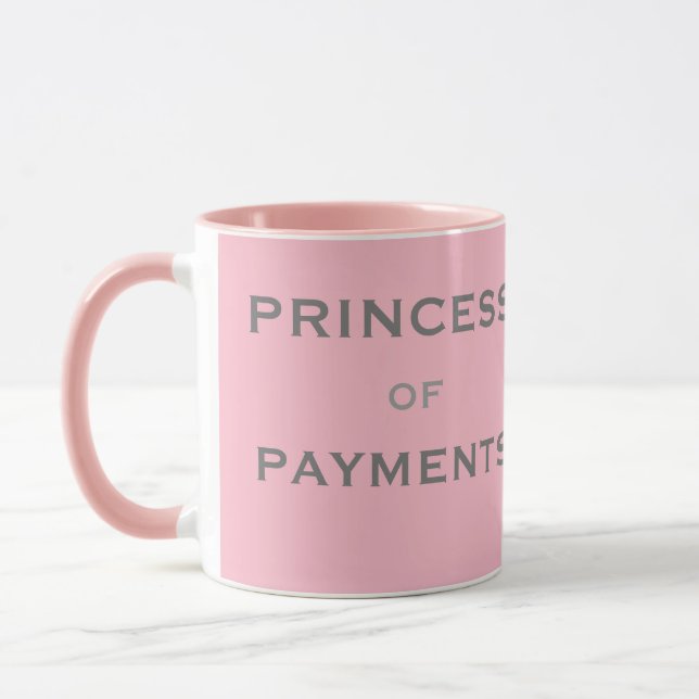 Princess Payments Special Accounts Payable Woman Mug (Left)