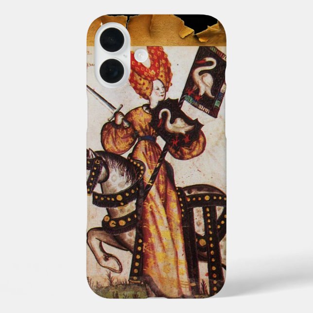 PRINCESS PENTHESILEA AS MEDIEVAL KNIGHT Heraldic  Case-Mate iPhone Case (Back)