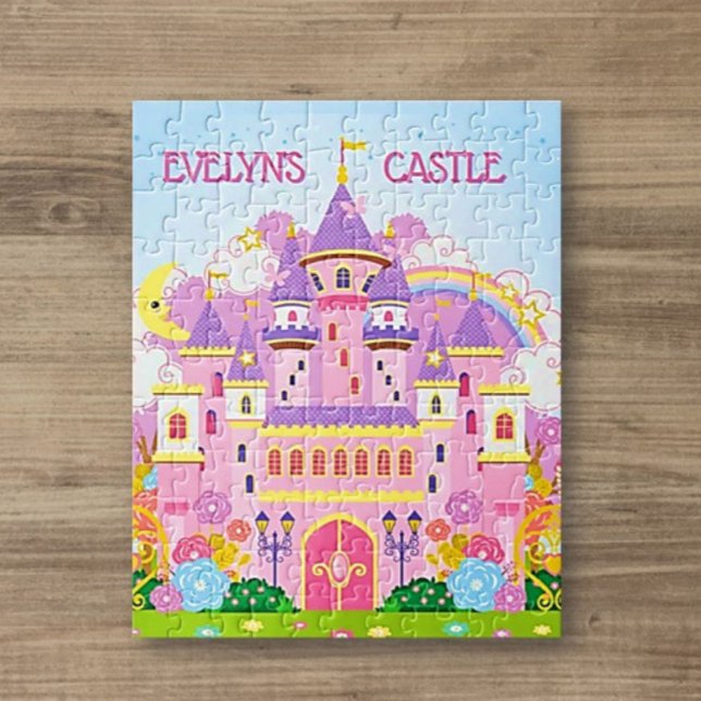Princess! Personalised Castle whimsical Jigsaw Puzzle (Creator Uploaded)