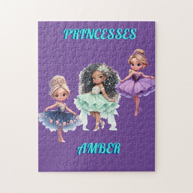 "PRINCESS" PERSONALIZED  JIGSAW PUZZLE (Vertical)