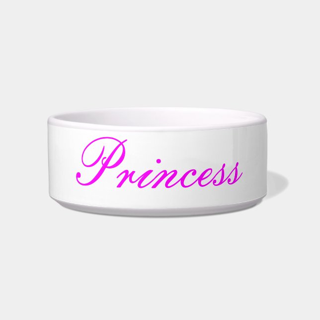 "Princess" Pet Bowl (Front)