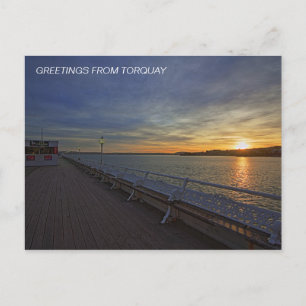 Princess Pier at Sunset Postcard